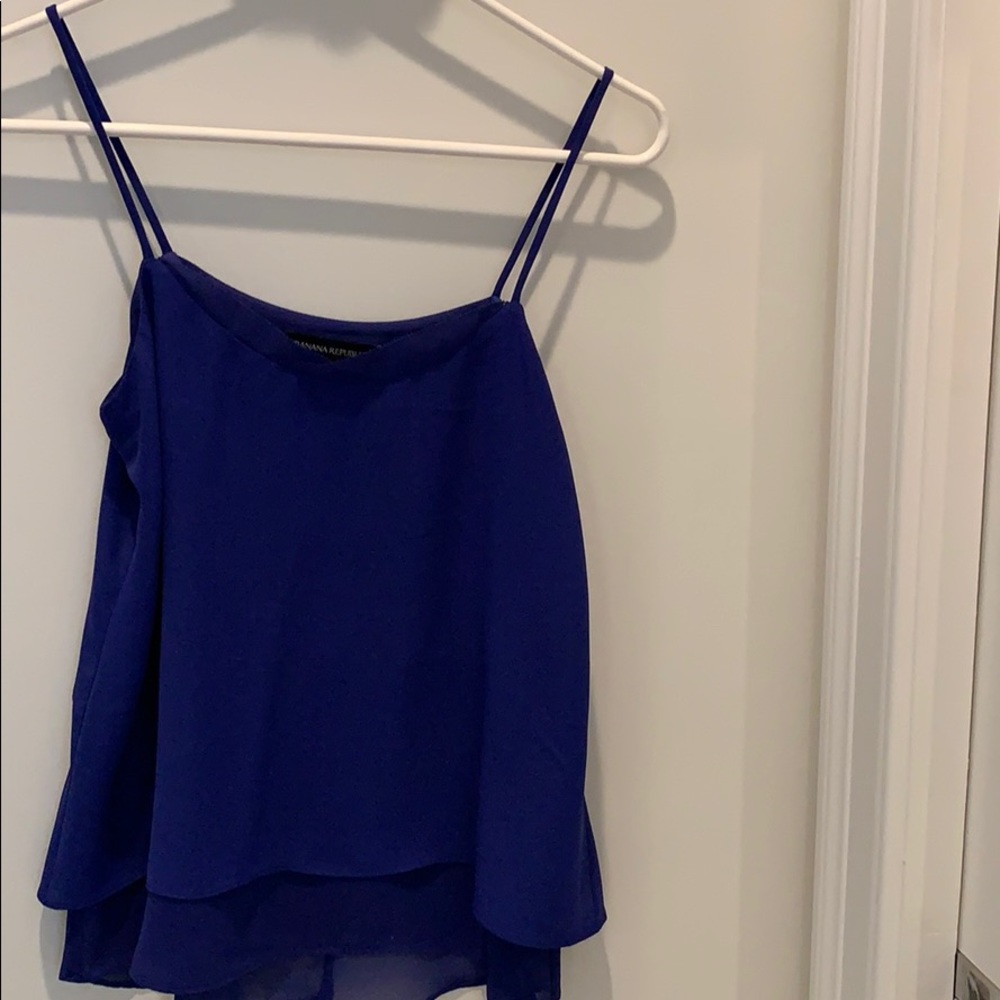 Banana Republic Blue dressy tank